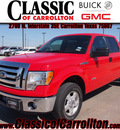 ford f 150 2012 red xlt gasoline 6 cylinders 2 wheel drive automatic 75007