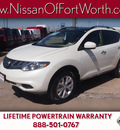 nissan murano 2013 pearl white sl gasoline 6 cylinders front wheel drive automatic 76116