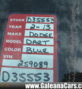 dodge dart 2013 blue sedan rallye gasoline 4 cylinders front wheel drive manual 33912
