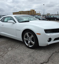 chevrolet camaro 2013 white coupe lt gasoline 6 cylinders rear wheel drive automatic 78064