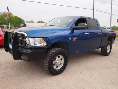 dodge ram 2500 2010 blue slt diesel 6 cylinders 4 wheel drive automatic 78064