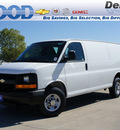 chevrolet express cargo 2013 white van 2500 flex fuel 8 cylinders rear wheel drive 6 speed automatic 76206