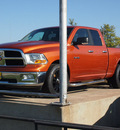 dodge ram 1500 2010 orange pickup truck slt flex fuel 8 cylinders 2 wheel drive automatic with overdrive 77340