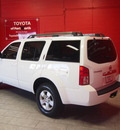 nissan pathfinder 2010 white suv s fe gasoline 6 cylinders 2 wheel drive automatic 76116