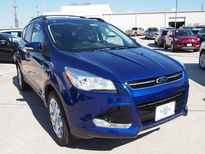 ford escape 2013 blue suv sel gasoline 4 cylinders front wheel drive shiftable automatic 77338