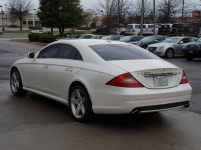 mercedes benz cls class 2009 off white coupe cls550 gasoline 8 cylinders rear wheel drive shiftable automatic 27616