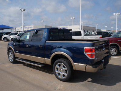 ford f 150 2013 blue king ranch gasoline 6 cylinders 2 wheel drive automatic 76108