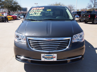 chrysler town and country 2012 dk  gray van limited flex fuel 6 cylinders front wheel drive automatic 75093