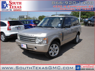 land rover range rover 2003 tan suv hse gasoline 8 cylinders all whee drive automatic 78502