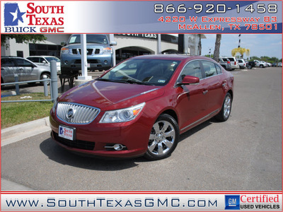 buick lacrosse 2011 dk  red sedan cxl gasoline 6 cylinders front wheel drive automatic 78502