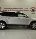 chevrolet traverse 2011 silver lt gasoline 6 cylinders front wheel drive automatic 75150