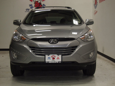 hyundai tucson 2013 gray gls gasoline 4 cylinders front wheel drive automatic 75150