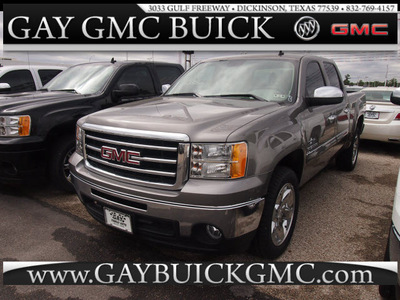 gmc sierra 1500 2013 dk  gray sle flex fuel v8 2 wheel drive automatic with overdrive 77539