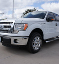 ford f 150 2013 white xlt flex fuel 8 cylinders 2 wheel drive automatic 76011