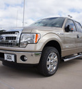 ford f 150 2013 beige xlt gasoline 6 cylinders 2 wheel drive automatic 76011