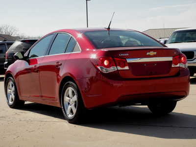 chevrolet cruze 2011 red sedan lt gasoline 4 cylinders front wheel drive automatic 62034