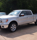 ford f 150 2011 silver lariat flex fuel 8 cylinders 4 wheel drive shiftable automatic 77515