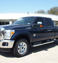 ford f 350 super duty 2013 blue lariat biodiesel 8 cylinders 4 wheel drive automatic 76011