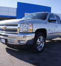 chevrolet silverado 1500 2013 silver lt flex fuel 8 cylinders 2 wheel drive automatic 76266