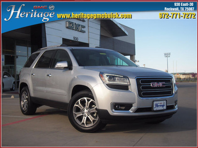 gmc acadia 2013 silver suv slt 1 gasoline 6 cylinders front wheel drive automatic 75087