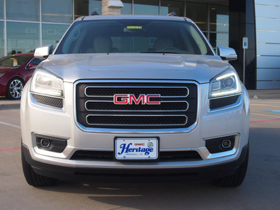 gmc acadia 2013 silver suv slt 1 gasoline 6 cylinders front wheel drive automatic 75087