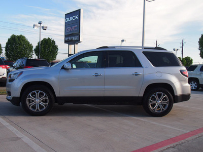 gmc acadia 2013 silver suv slt 1 gasoline 6 cylinders front wheel drive automatic 75087