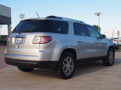 gmc acadia 2013 silver suv slt 1 gasoline 6 cylinders front wheel drive automatic 75087