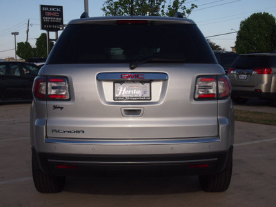 gmc acadia 2013 silver suv slt 1 gasoline 6 cylinders front wheel drive automatic 75087