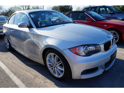 bmw 1 series 2009 gray coupe 128i gasoline 6 cylinders rear wheel drive automatic 78729