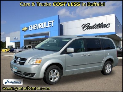 dodge grand caravan 2010 silver van sxt gasoline 6 cylinders front wheel drive automatic 55313