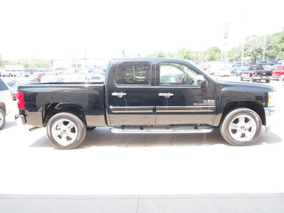 chevrolet silverado 1500 2012 black lt flex fuel 8 cylinders 2 wheel drive automatic with overdrive 77836