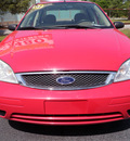 ford focus 2007 red sedan zx4 se gasoline 4 cylinders front wheel drive manual 32401