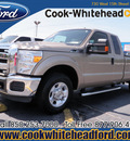 ford f 250 super duty 2011 beige xlt flex fuel 8 cylinders 2 wheel drive automatic with overdrive 32401