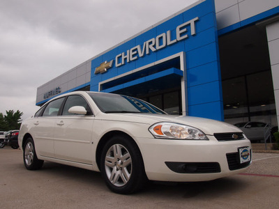 chevrolet impala 2008 white sedan lt flex fuel 6 cylinders front wheel drive automatic 75067