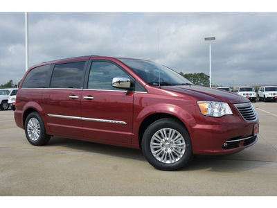 chrysler town and country 2013 red van touring l flex fuel 6 cylinders front wheel drive automatic 77375