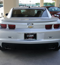 chevrolet camaro 2013 silver coupe lt gasoline 6 cylinders rear wheel drive automatic 76051