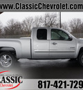 chevrolet silverado 1500 2013 silver pickup truck lt flex fuel v8 2 wheel drive automatic 76051