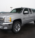 chevrolet silverado 1500 2013 silver pickup truck lt flex fuel v8 2 wheel drive automatic 76051