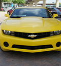 chevrolet camaro 2013 yellow coupe ls gasoline 6 cylinders rear wheel drive automatic 76051
