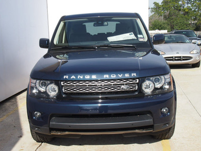 land rover range rover sport 2013 dk  blue suv hse gasoline 8 cylinders 4 wheel drive shiftable automatic 77090