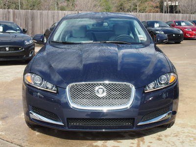 jaguar xf 2013 blue sedan 2 0t gasoline 4 cylinders rear wheel drive automatic 77090