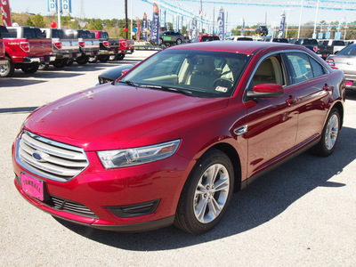 ford taurus 2013 ruby red tc sedan sel gasoline 6 cylinders front wheel drive automatic 77375