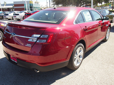 ford taurus 2013 ruby red tc sedan sel gasoline 6 cylinders front wheel drive automatic 77375