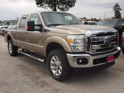 ford f 250 super duty 2013 pale adobe lariat biodiesel 8 cylinders 4 wheel drive automatic 77375