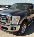 ford f 350 super duty 2013 blue jeans crew cab biodiesel 8 cylinders 4 wheel drive automatic 77375
