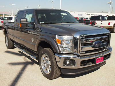 ford f 350 super duty 2013 sterling gray lariat biodiesel 8 cylinders 4 wheel drive automatic 77375