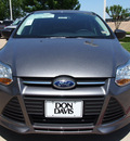 ford focus 2013 gray sedan s flex fuel 4 cylinders front wheel drive automatic 76011