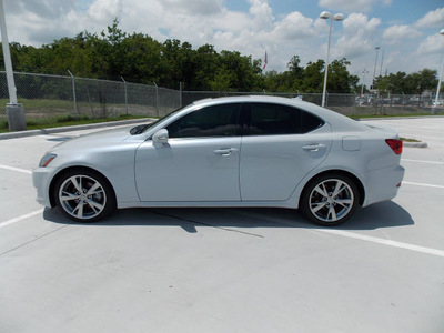 lexus is 250 2010 gray sedan gasoline 6 cylinders rear wheel drive shiftable automatic 77074