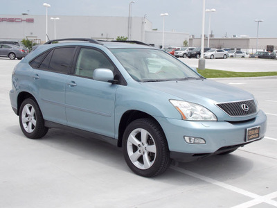 lexus rx 350 2007 lt  blue suv gasoline 6 cylinders front wheel drive automatic with overdrive 77074
