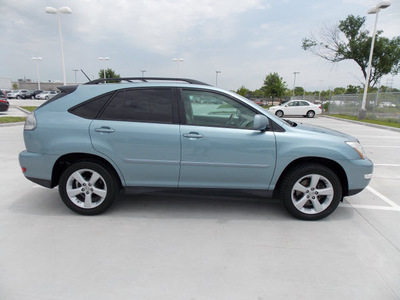 lexus rx 350 2007 lt  blue suv gasoline 6 cylinders front wheel drive automatic with overdrive 77074